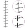 vidaXL Wall-mounted Wine Rack for 10 Bottles Black Metal - 4 of 4