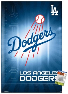  Los Angeles Dodgers MLB Poster Set of Six Vintage