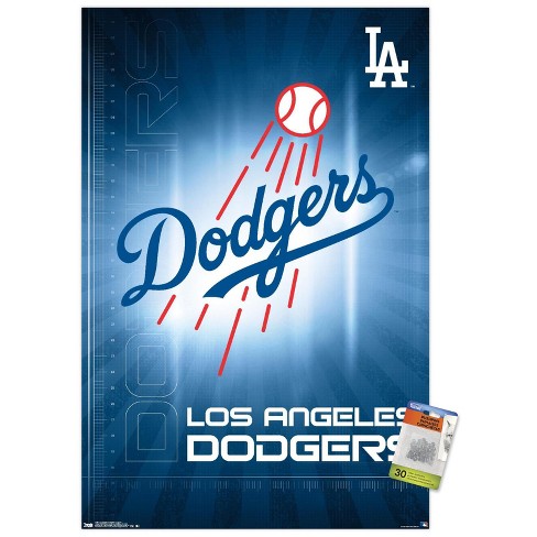  Los Angeles Dodgers MLB Poster Set of Six Vintage