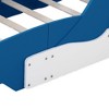 Sapphtopaz Race Car-Shaped Bed Frame Platform Bed with Wheels Bedroom Furniture, Easy Assembly, No Box Spring Needed - 4 of 4