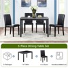 VYNXARIA Wooden Dining Rectangular Table with Bench,Kitchen Table with Bench for Small Space,6 Person Dining Table - 4 of 4