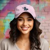 Dalix Giant Lizard Kaiju Embroidered Cotton Dad Hat Baseball Cap Adjustable Glow in the Dark Mens - 2 of 4