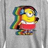 Boys' - Despicable Me Minions - Retro Rainbow Skater Long Sleeve Graphic T-Shirt - image 2 of 4