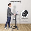 Yescom Portable Rolling Podium Mobile Standing Laptop Desk Presentation Lectern Office - 4 of 4