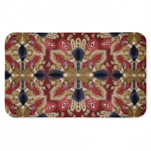 Stupell Industries Feather Kaleidoscope Fractal Printed Anti-Fatigue Floor Mat, design by Darlene Seale, 30"x18" - 1 of 4