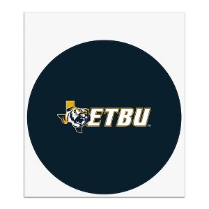 East Texas Baptist University Tigers Logo Automotive Car Window Locker Circle Bumper Sticker - 1 of 4