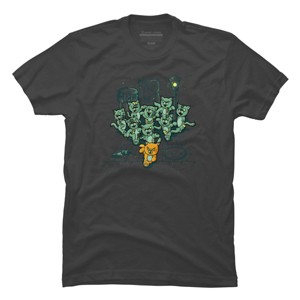 Men's Design By Humans Bad Past Lives By LetterQ T-Shirt - 1 of 4