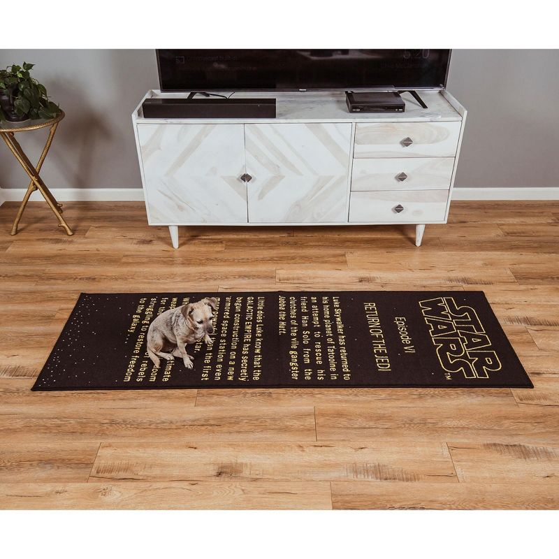 Ukonic Star Wars: Return of the Jedi Title Crawl Printed Area Rug | 27 x 77 Inches, 4 of 7