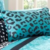 Gracie Mills Butler 4-Piece Chic Leopard and Polka Dot Comforter Set - 3 of 4