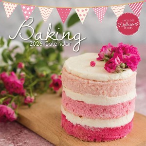 2026 Square Wall Calendar, Baking, 16-Month Food Theme, 180 Reminder Stickers (12x12 In) - 1 of 4