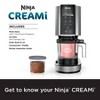 Ninja 0.5qt CREAMi Stainless Steel Ice Cream, Gelato and Sorbet Maker, 7 One-Touch Programs NC301: Soft Serve, 800W, Dishwasher-Safe - 2 of 4