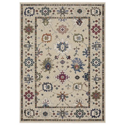 Oriental Weavers Hastings HA01W Ivory/ Multi Indoor Area Rug - 5'3" x 7'6"