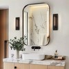 LNC Lapps 5.5-in W 1-Lights Matte Black Modern/Contemporary  Wall Lights - 4 of 4