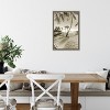 Amanti Art Hammock in the Shade of Palms (Beach) by Chuck Haney Danita Delimont Canvas Wall Art Print Framed 16 x 23-in. - 4 of 4