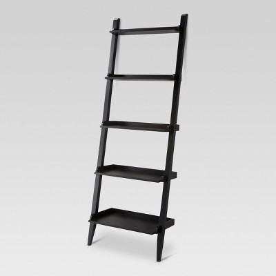 target white ladder bookshelf