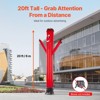 VEVOR Inflatable Tube Man Attachment, 20-Feet Tall, Wacky Wavy Wind Flying Dancing Tube Guy, Arm Flailing Sky Air Puppet, Red (Blower Not Included) - 3 of 4