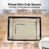 KeaBabies 2-Pack Isla Mini Crib Sheets, Pack and Play Sheets Fitted, Pack N Play Sheets, Fitted Crib Sheet - 2 of 4