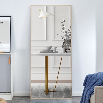 LOVMOR Solid wood frame long mirror¨