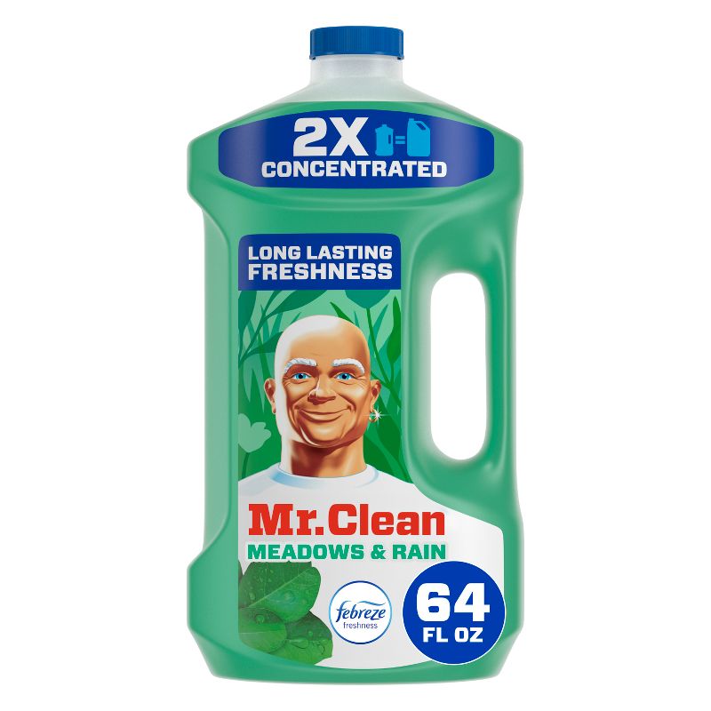 Mr. Clean Dilute Meadows &#38; Rain Multi-Surface Cleaner - 64 fl oz, 1 of 9