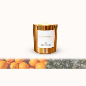 Benevolence LA Premium Scented Wood Wicked Candles In Gold Glass Jar - 1 of 4