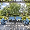 Tangkula 8-Piece Outdoor Aluminum Patio Conversation Set Cushioned Sofa Chair with Coffee Table - 3 of 4