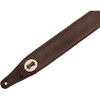 Levy's 2.5" Black Padded Vegan Leather Guitar Strap - 3 of 3