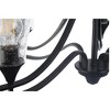 Chloe Lighting Sherard Contemporary 5 Light Matt Black Hanging Chandelier 27" Wide - 4 of 4