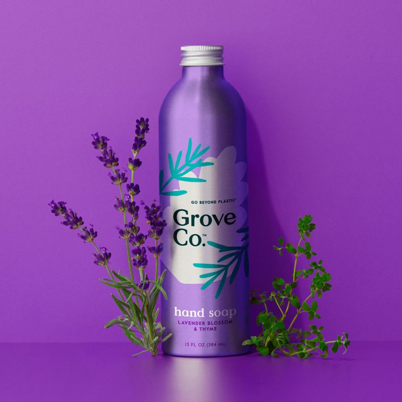 Grove Co. Hydrating Hand Soap - Lavender &#38; Thyme - 13 fl oz, 4 of 9