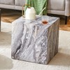 NicBex Modern 15.7" Square Small Coffee Table with Solid Frame for Living Room and Office - 2 of 4