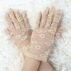 Allegra K Women's Full Finger Lace Floral Gloves - 4 of 4