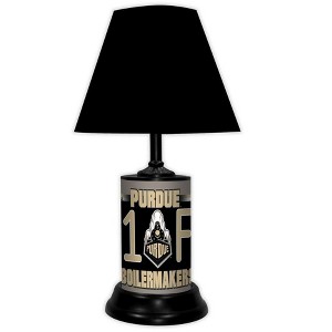 NCAA 18-inch Desk/Table Lamp with Shade, #1 Fan with Team Logo, Purdue Boilermakers - 1 of 3