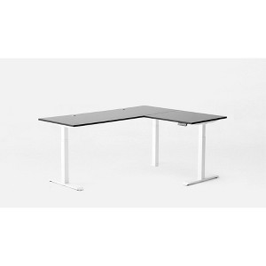 Autonomous Desk 2 L-Shaped Standing Desk Triple Motor 77 x 64 - 1 of 4