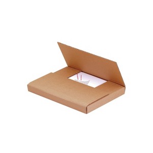 Box Partners Easy-Fold Mailers 11 3/4" x 10 1/2" x 2 1/2" Kraft 50/Bundle M11102BFK - 1 of 2