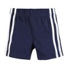 Hudson Baby Boy Shorts Bottoms 4-Pack, Navy Black - 3 of 4