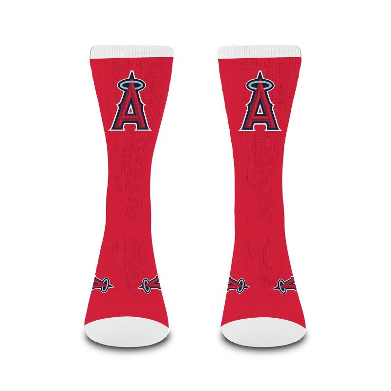 MLB Los Angeles Angels Large Crew Socks, 3 of 5
