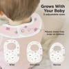 KeaBabies 8pk Organic Baby Bibs for Boy, Baby Drool Bib for Baby Boys and Girls, Newborn Teething Bibs - 4 of 4