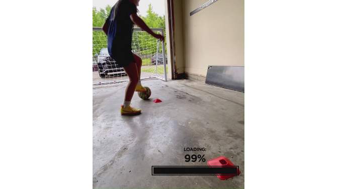 Net Playz High Strength Fast Setup PVC Backyard Soccer Goal - 8&#39; x 3 x 4&#39;, 2 of 7, play video