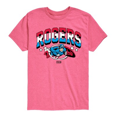 Boys' - Marvel - Captain America Rogers Short Sleeve Graphic T-Shirt