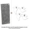 Big Dot of Happiness Spooky Ghost - Paper Straw Decor - Halloween Party Striped Decorative Straws - Set of 24 - 3 of 4