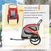 2 in 1 Pet Bike Trailer and Stroller for Small Dogs with Safety Flag and Sunroof,Weather Resistant Bicycle Carrier Wagon - LAOTIES - 3 of 4
