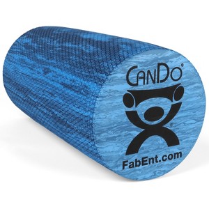 CanDo Premium Blue Marble EVA Foam Roller for Muscle Restoration, Massage Therapy, Sport Recovery and Physical Therapy - 1 of 1