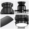 TOBILI 42 Inch Flush Mount Ceiling Fans with LED Light 22W and 5 ABS Fan Blades for Bedroom - 4 of 4