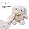 The Peanutshell Gift Set, Fluffy Bunny Plush Stuffed Animal Toy and Blanket for Boys and Girls - 4 of 4
