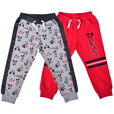 Disney Boy's Mickey Mouse Graphic Print Jogger Pants With