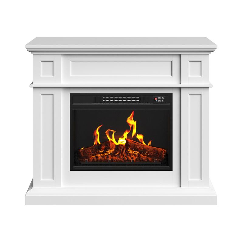 Northwest Freestanding Electric Fireplace with Mantel and Remote, 1 of 13