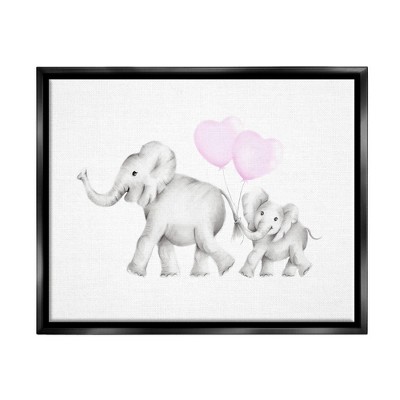 Stupell Industries Mama and Baby Elephants