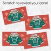 Big Dot of Happiness Colorful Christmas Sweaters - Ugly Sweater Holiday Party Game Scratch Off Dare Cards - 22 Count - 3 of 4