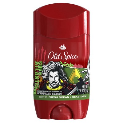Old Spice Antiperspirant and Deodorant for Men, Aquaman, Fresh Ocean and Seastorm Scent, 2.6oz