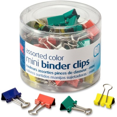 Officemate Mini Binder Clips Metal AST 31024