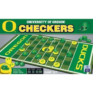 MasterPieces Officially licensed NCAA Oregon Ducks Checkers Board Game for Families and Kids ages 6 and Up - 1 of 4